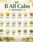 Herbal product image of Grandma's Herbs B All Calm, featuring natural ingredients in a calming herbal remedy package.