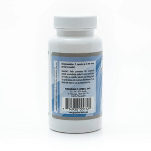 B All Calm herbal product from Grandma's Herbs, featuring natural herbal ingredients in a soothing container.