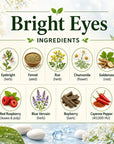Herbal Bright Eyes product from Grandma's Herbs, featuring natural ingredients for eye health and wellness.