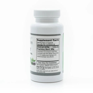 Herbal kidney supplement from Grandma's Herbs, showing a close-up of the herbal product packaging with natural ingredients.
