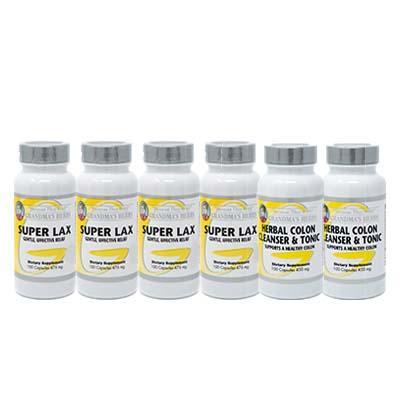 Totally Herbal Colon Cleanse Package (6 Bottles)
